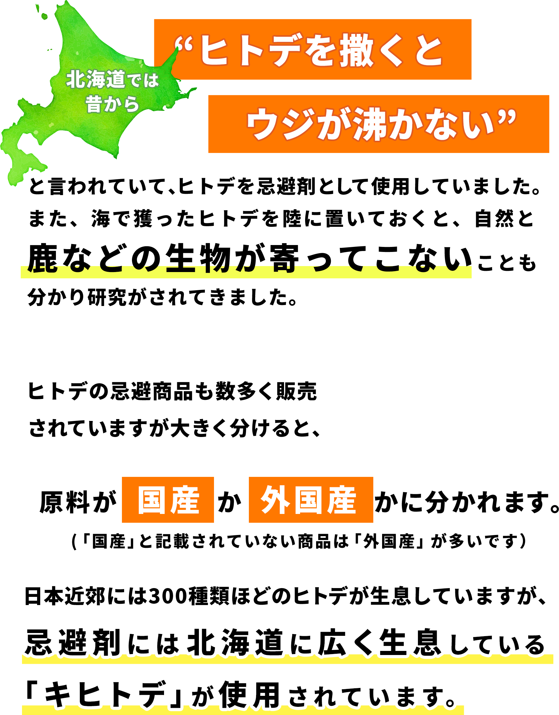 ヒトデでバリア