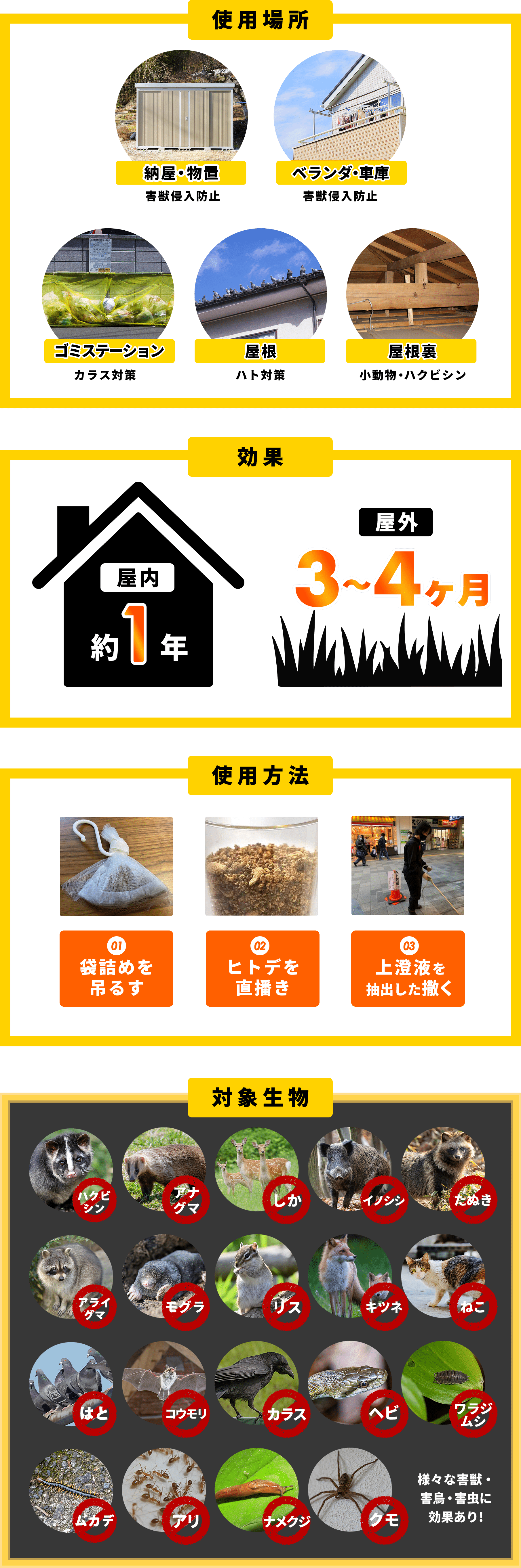 ヒトデでバリア